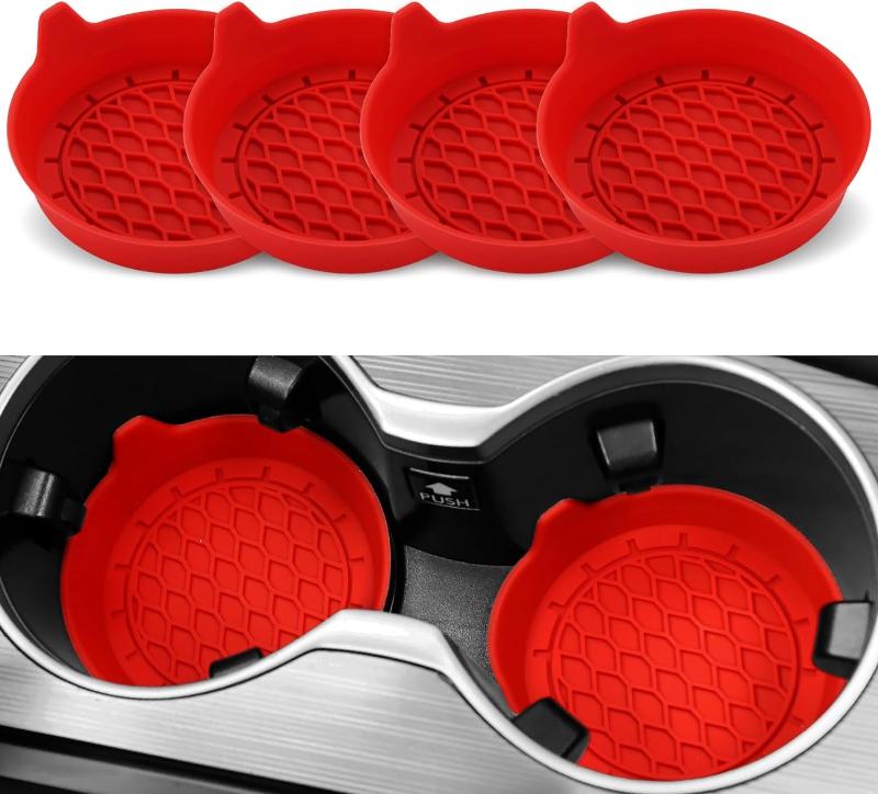  Silicone Car Cup Holder Coaster