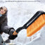 27" Detachable Snow Brush and Ice Scraper with Ergonomic Foam Grip for Cars and SUVs