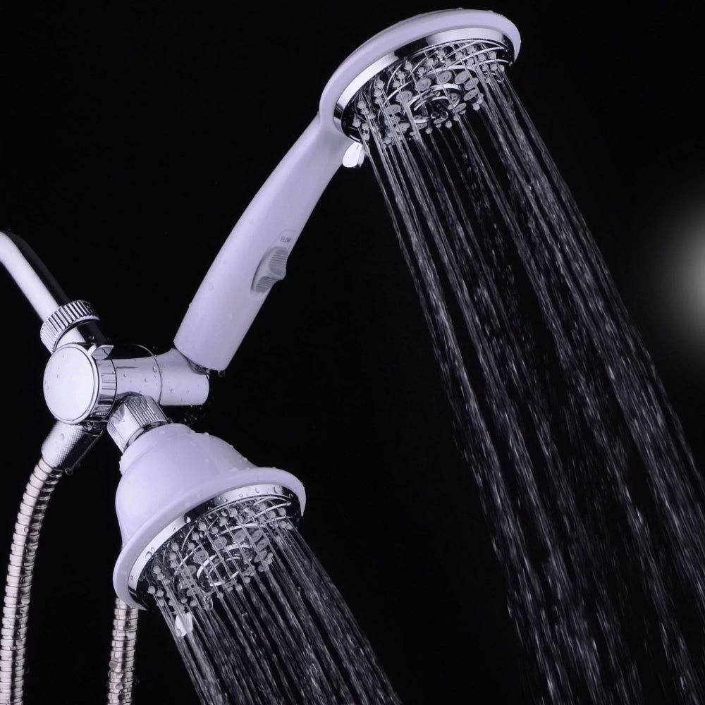 30-Setting Shower Head Combo – Handheld & Fixed Mount, Adjustable Spray