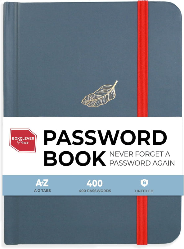 Miri - Password Book with Alphabetical Tabs for Home or Office Use