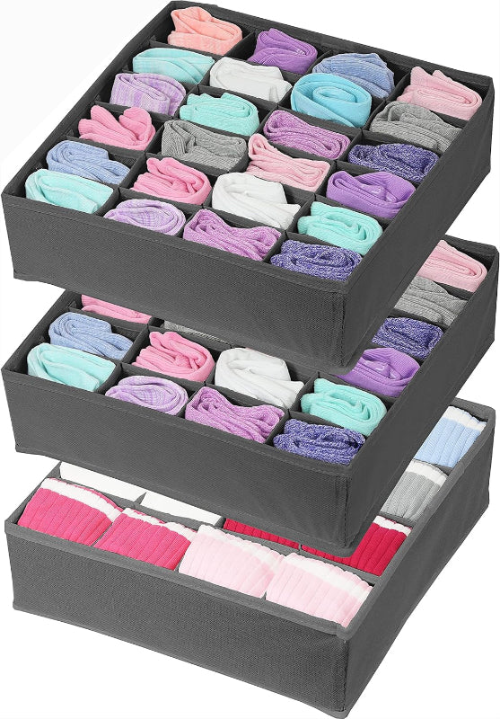  Closet Drawer Organizer for Clothes, Socks and Underware