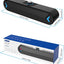 Wired USB-Powered Computer Soundbar 10W Stereo Sound for PC Desktop