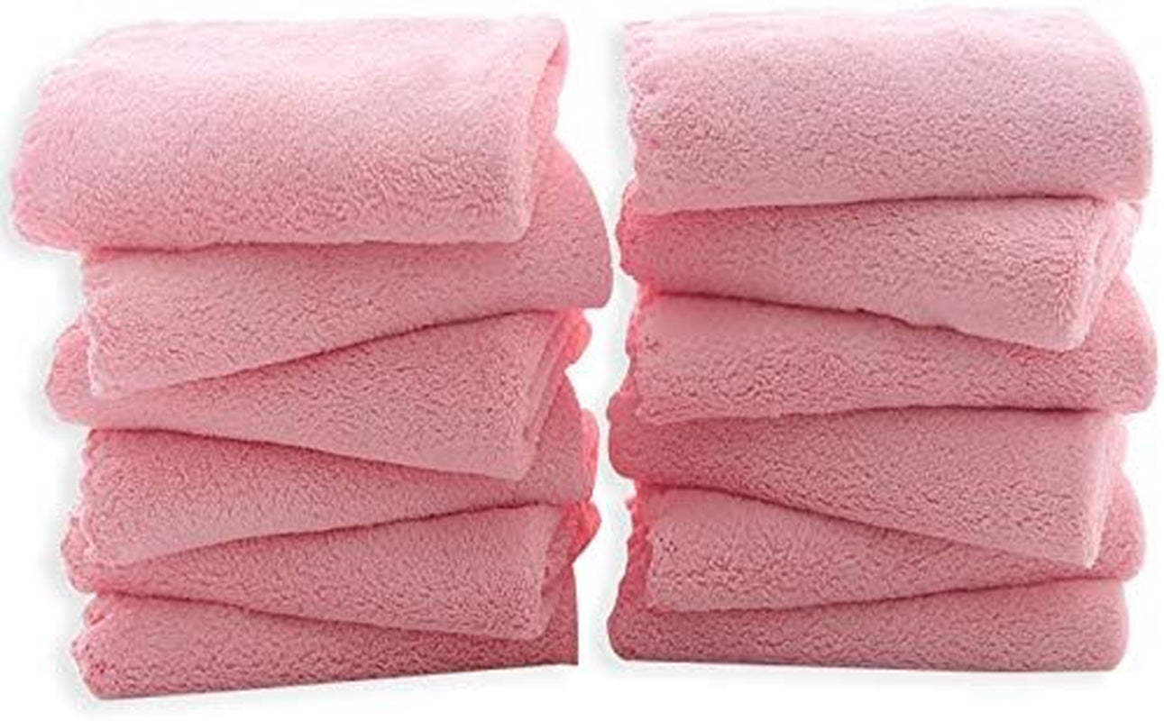 6 Pack Ultra Soft Microfiber Towel Set- 2 Bath Towels, 2 Hand Towels, 2 Washcloths