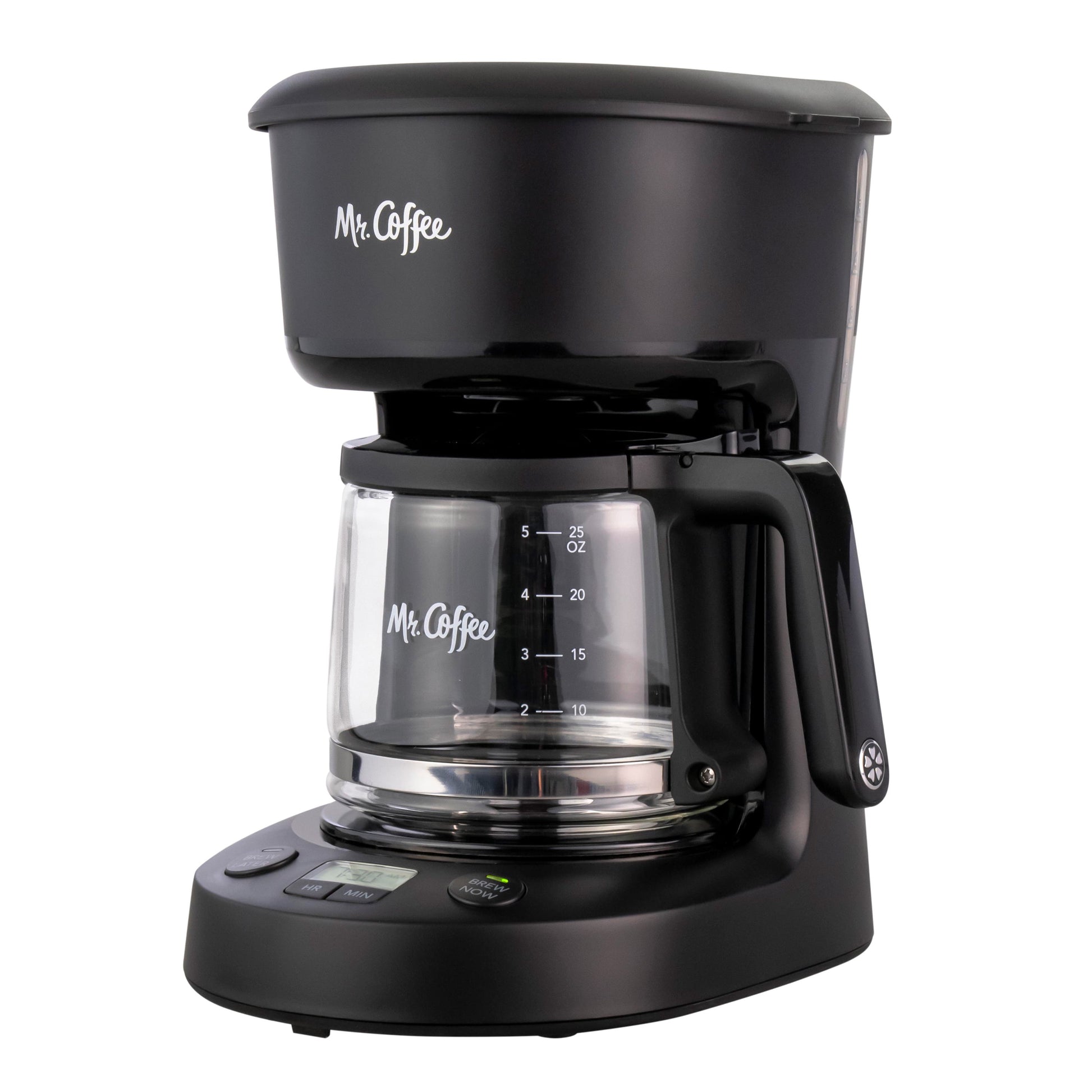 Mr. Coffee 5-Cup Programmable Coffee Maker, 25 Oz