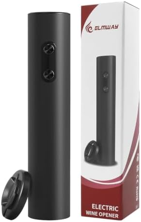 Battery-Operated Electric Wine Bottle Opener with Lightweight Portable Corkscrew Design