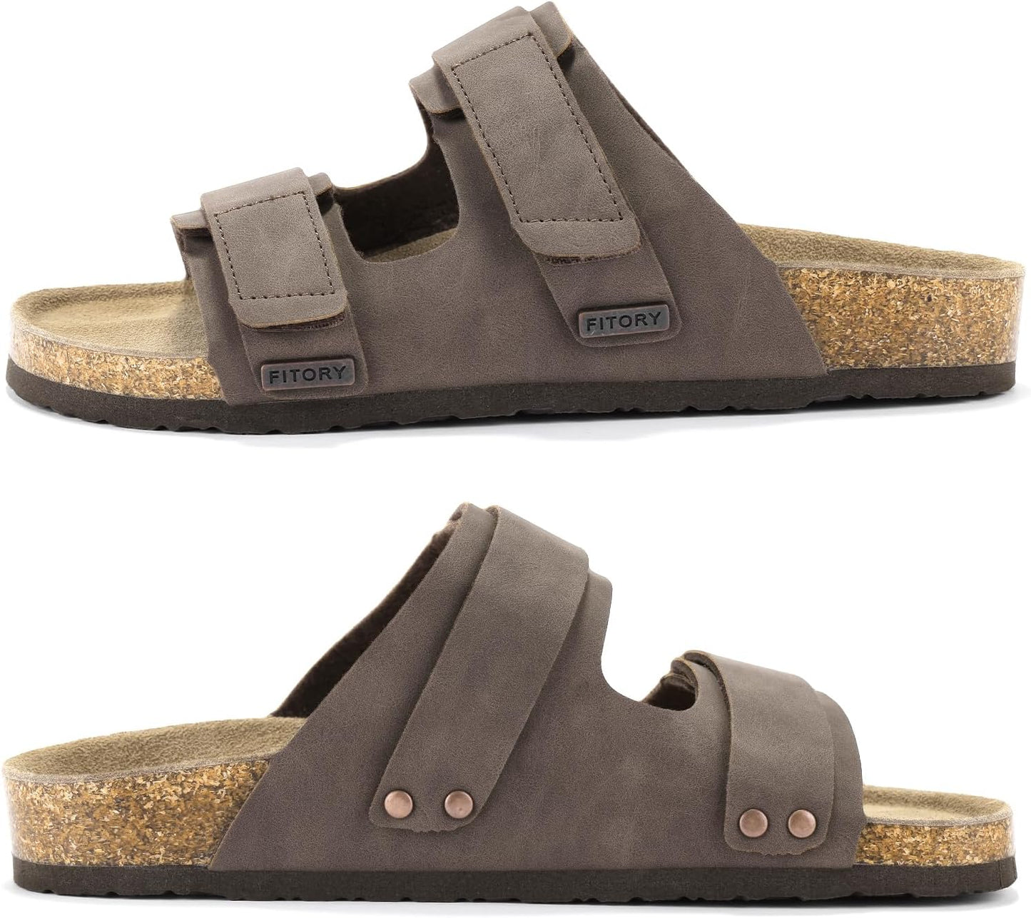 Women's Sandals with Arch Support - Cork Slides