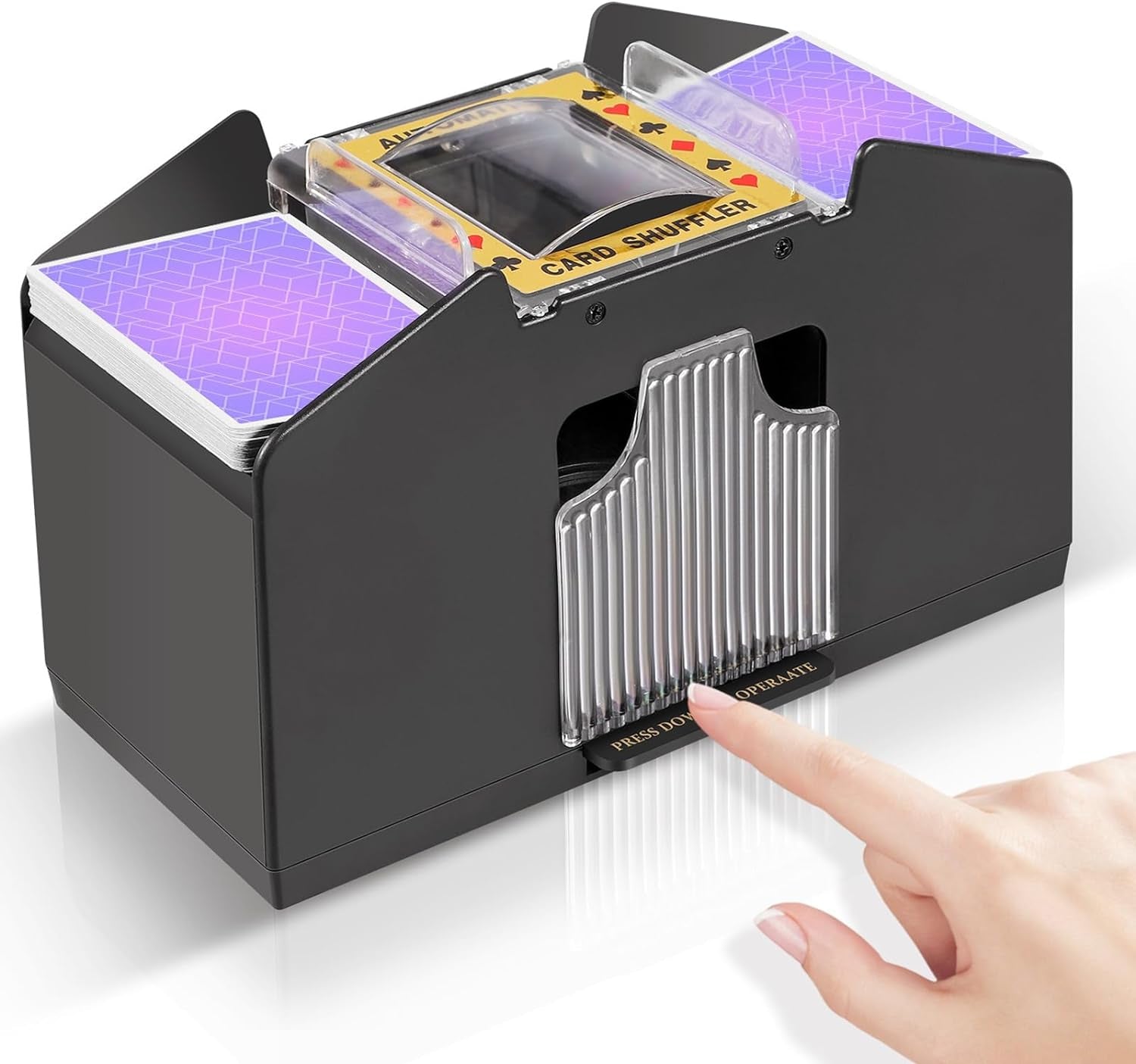 Battery-Operated Electric Card Shuffler