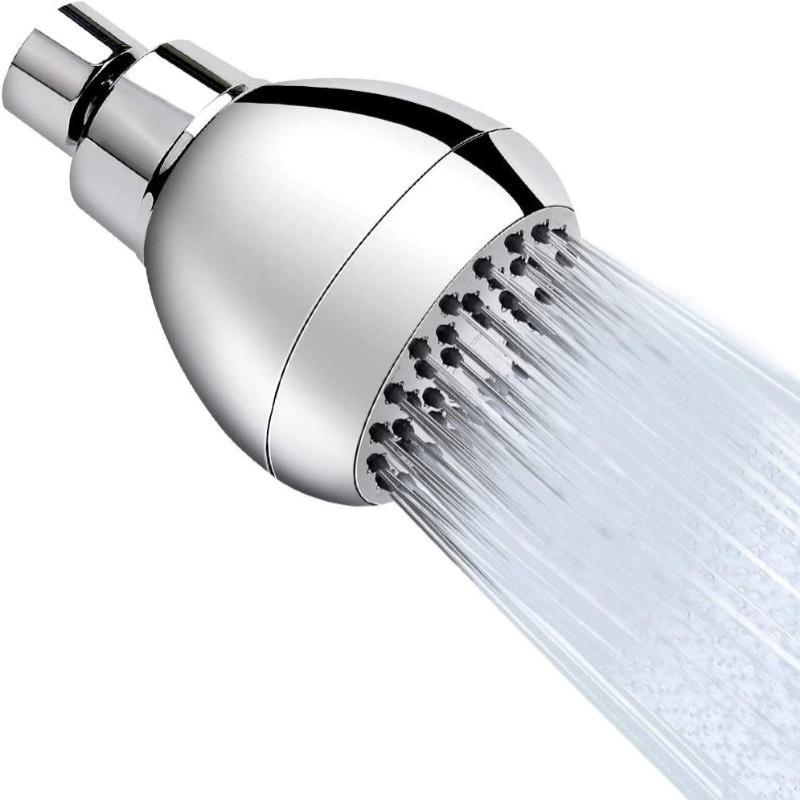 Adjustable Swivel High Pressure 3-Inch Shower Head with Anti-Clog and Anti-Leak