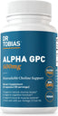 Dr. Tobias Alpha GPC 600mg Per Serving - Bioavailable Choline Supplements for Brain, Memory and Focus