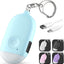  Rechargeable Self Defense Keychain Alarm – 130 dB Loud Emergency Personal Siren Ring with LED Light – SOS Safety Alert Device