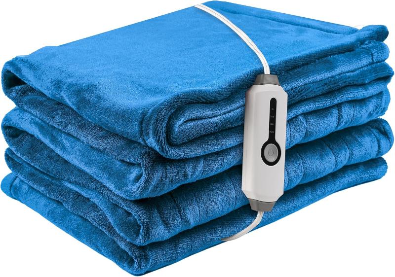 Heated Electric Throw Blanket with 4 Different settings 