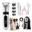 Pet Clippers Professional Dog Grooming Kit Adjustable Low Noise High Power Rechargeable Cordless Pet Grooming Tools , Hair Trimmers for Dogs and Cats, Washable（Ipx5), with LED Display.