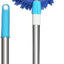 360 Rotating Bucket Spin Mop - Adjustable Long Handle with 2 Microfiber Chenille Scratch-Free Replacement Heads