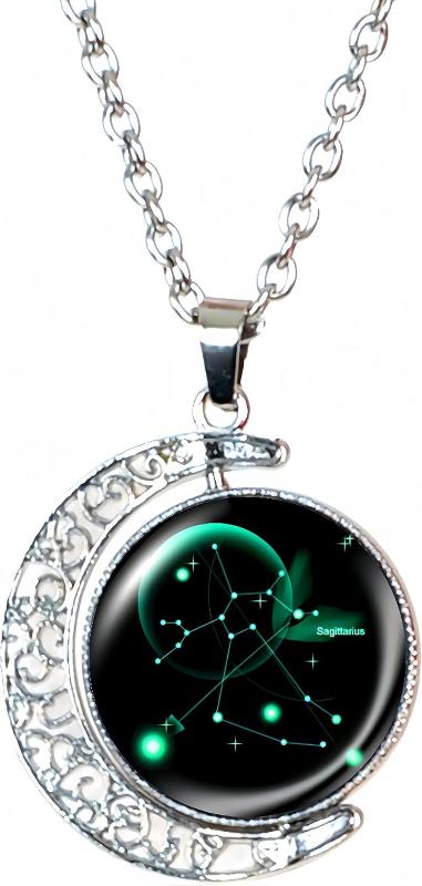 Zodiac Necklace - Astrology - 12 Constellation Horoscope Sign