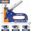 3-in-1 Heavy-Duty Staple Gun with 3,000 Staples, Adjustable Power and Manual Brad Nailer