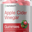  Vegan Apple Cider Vinegar Gummies 90 Count, Non-GMO, Gluten-Free ACV Supplement