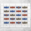 USPS Art of the Skateboard - Sheet of 20 First Class Forever Stamps