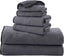 6 Pack Ultra Soft Microfiber Towel Set- 2 Bath Towels, 2 Hand Towels, 2 Washcloths