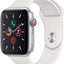 Apple Watch Series 5 (GPS, 40MM) - Space Gray Aluminum Case with Black Sport Band (Renewed)