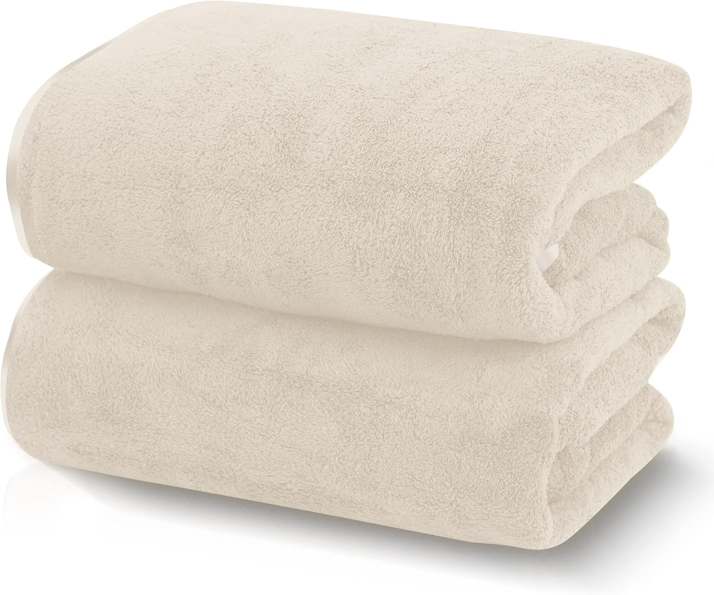 6 Pack Ultra Soft Microfiber Towel Set- 2 Bath Towels, 2 Hand Towels, 2 Washcloths