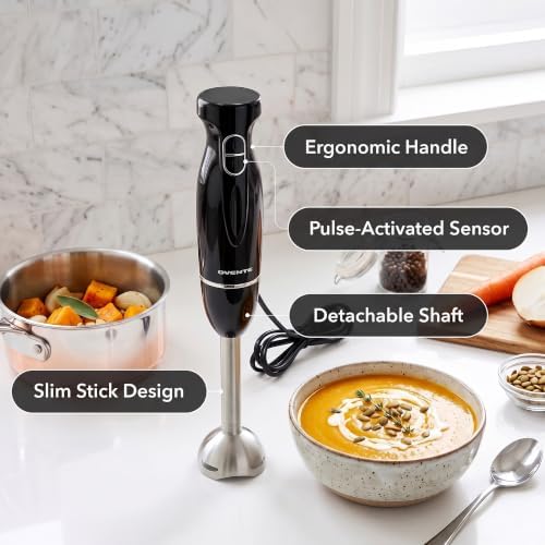 300W Electric Corded Hand Blender with 2 Mixing Speeds