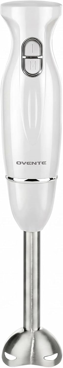300W Electric Corded Hand Blender with 2 Mixing Speeds - 1 / Hand Blender / White