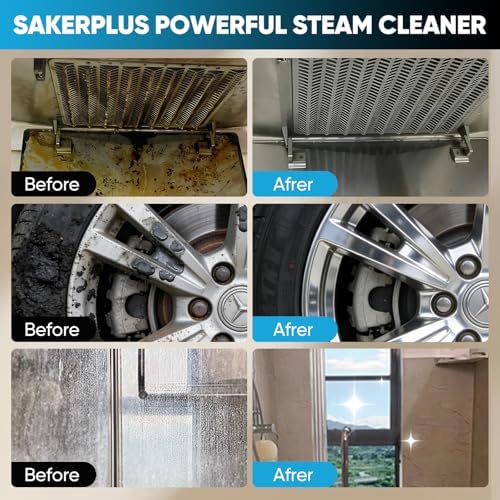 1050W Handheld Steam Cleaner with 230°F Pressurized Steam and 9 Multi-Surface Cleaning Accessories