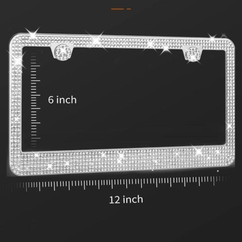 Bling Sparkly License Plate Frame 