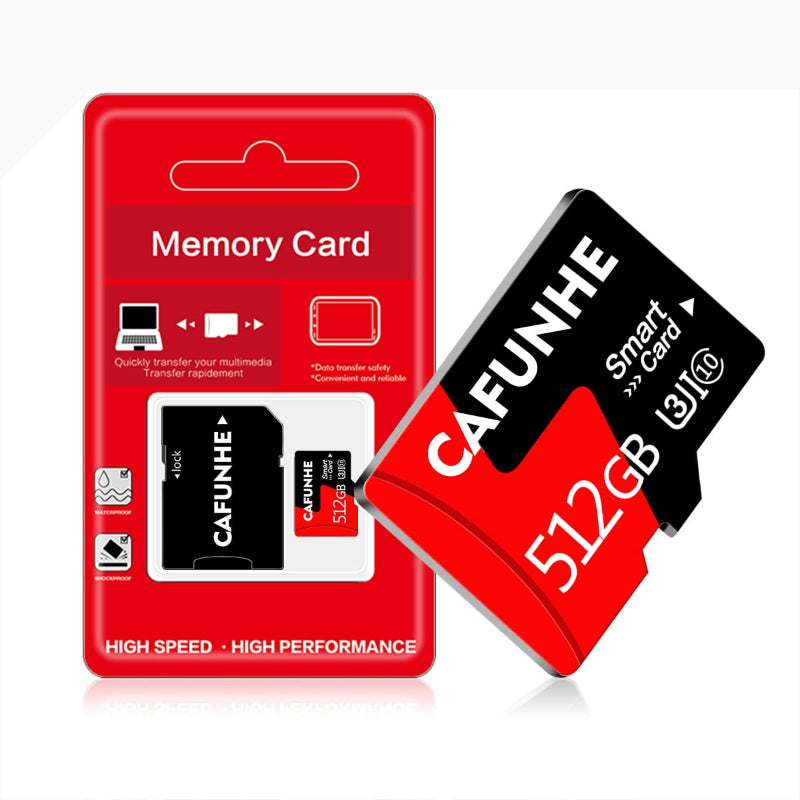 512GB Micro SD Card Class 10 High Speed Flash Memory Card with Adapter