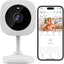 2K Security Camera, Night Vision WiFi Camera with Cloud/SD Recording