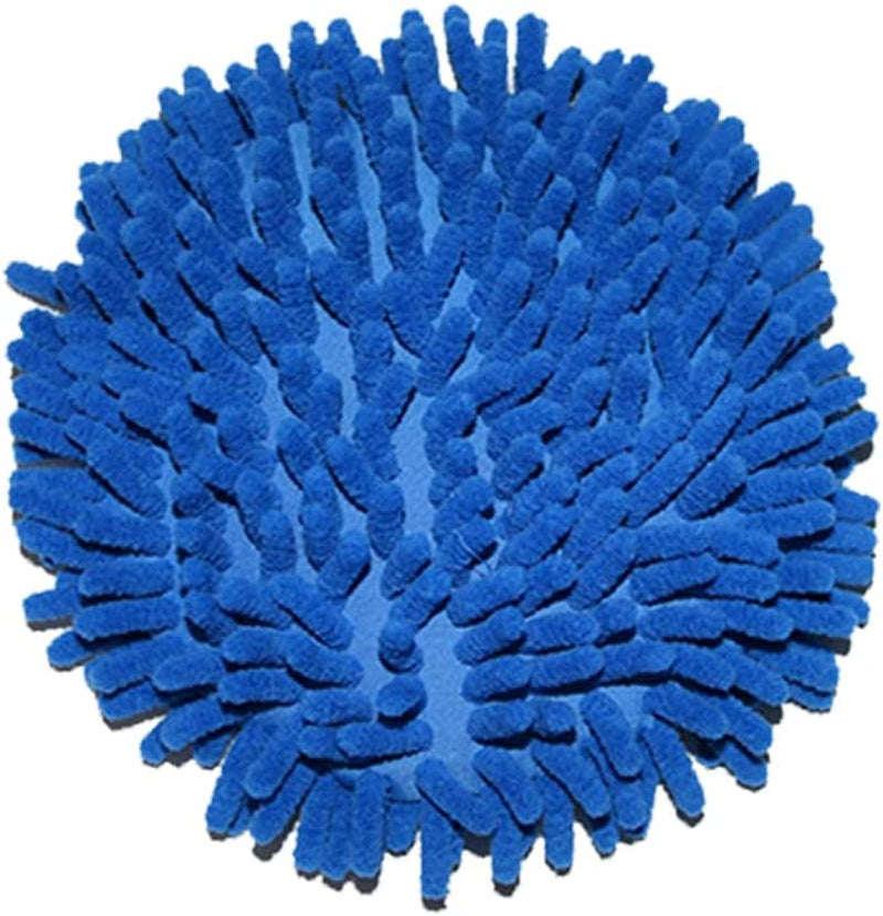 360 Rotating Bucket Spin Mop - Adjustable Long Handle with 2 Microfiber Chenille Scratch-Free Replacement Heads