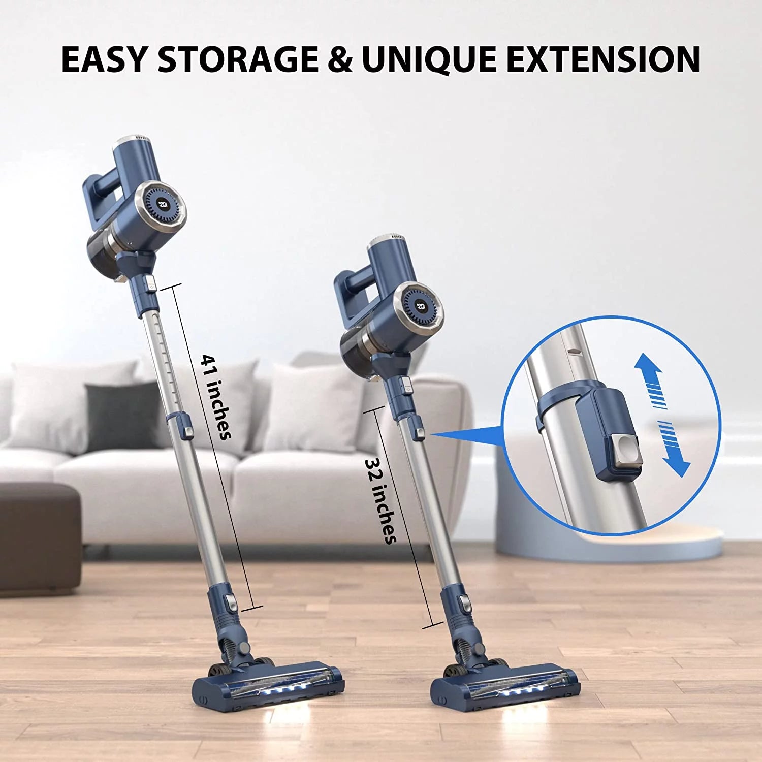 Cordless Stick Vacuum Cleaner Lightweight for Carpet, Floor, Pet Hair and More - Includes 2 Tools