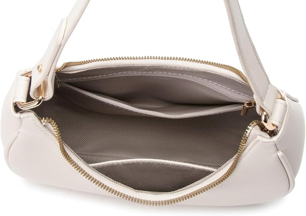 Crescent Shoulder Bag – Mini Hobo Tote Purse, Under-Arm, Zipper Closure for Women