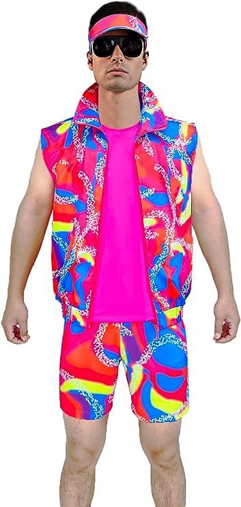 Jackets 80s Ken Workout Costume Halloween Cosplay