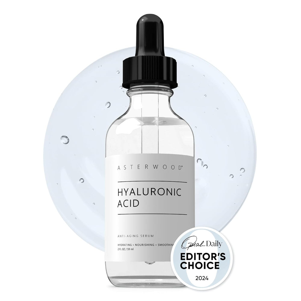 Hyaluronic Acid Serum for Face – 1oz Fragrance-Free Hydrating Anti-Aging Skin Plumping Formula