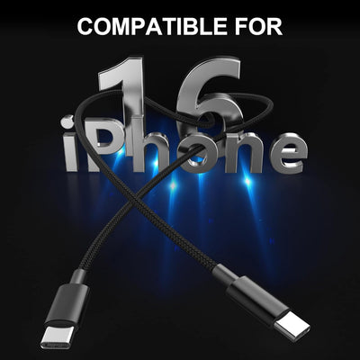 2-Pack 6ft USB C Charging Cables - Fast Charging
