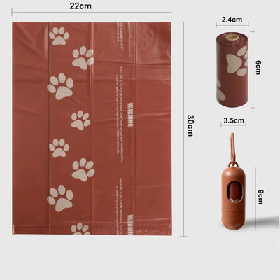 18 Roll Leakproof Dog Poop Bags - Scented Pet Waste Bags - 270 Count