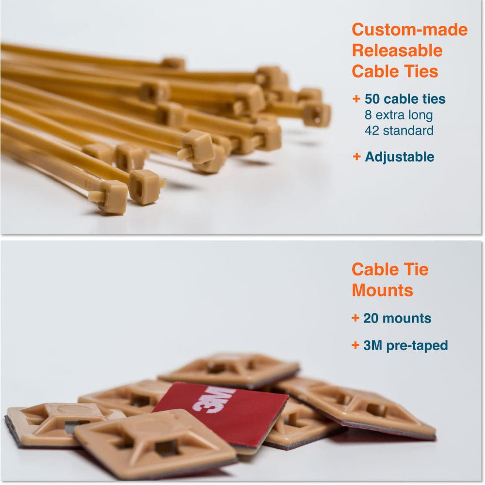 Stair Banister Safety Net – Baby Proofing Railing Guard – Stairway & Balcony Cover – Secure Tie Installation – Almond Brown Mesh