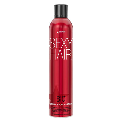 SexyHair Big Spray & Play Harder Firm Volumizing Hairspray – Extreme Hold & Long-Lasting Volume