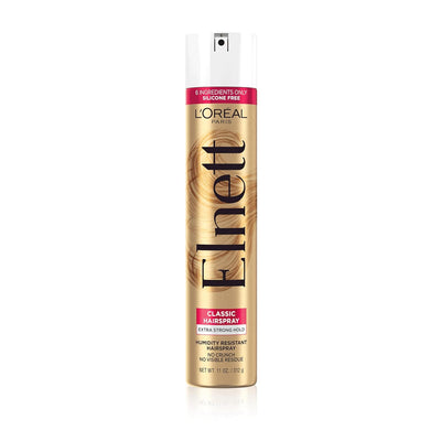 L’Oréal Paris Elnett Satin Extra Strong Hold Hairspray – For Color-Treated Hair (11 oz)