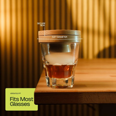 Whiskey Cocktail Smoker Kit with Torch and Wood Chips for Bourbon Drinks