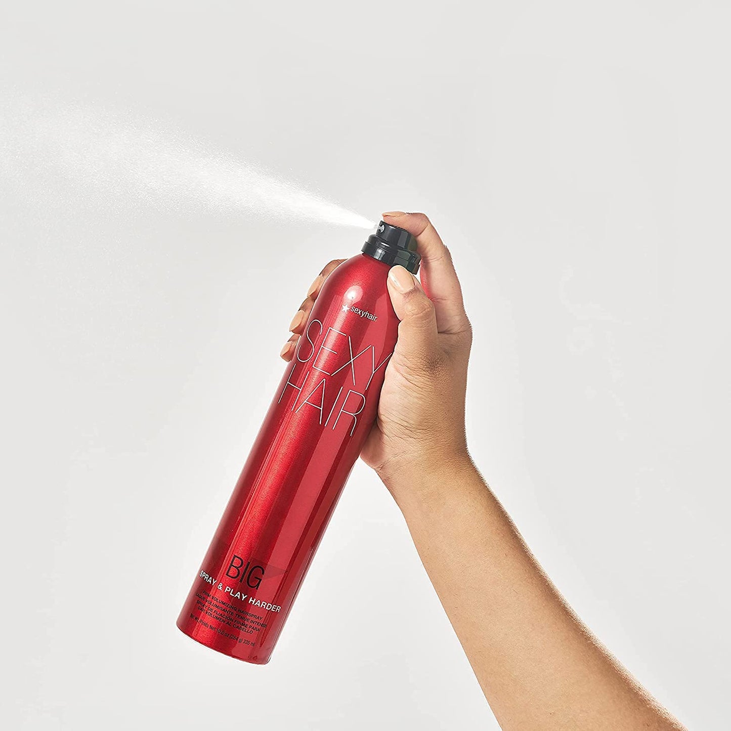 SexyHair Big Spray & Play Harder Firm Volumizing Hairspray – Extreme Hold & Long-Lasting Volume