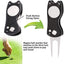 Golf Accessory Kit with Microfiber Towel, Club Brush, and Divot Repair Tool