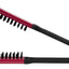 Double Sided Ceramic Straightening Brush with Nylon Bristles for Smoothing and Styling