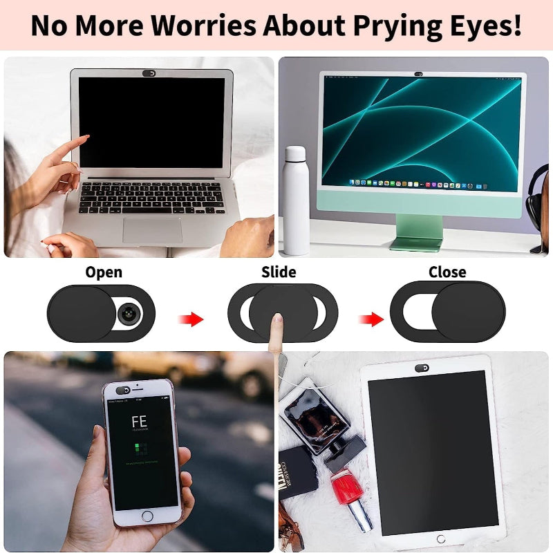 Ultra-Thin Web Camera Cover Slide for Laptop,Smart Phones, Tablets,  and  PC 