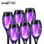 6-Pack Solar Torch Lights with Flickering Flame, Waterproof Outdoor Lighting for Garden