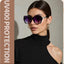 4 Pack Oversized Women's Sunglasses - UV Protection - Large Frames