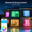 6-Pack Smart Wi-Fi LED Light Bulbs - Color Changing and Dimmable - Compatible with Alexa and Google Home