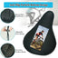 Gel Bike Seat Cover - Padded Bicycle Saddle Cushion for Indoor and Outdoor Cycling