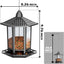 2-Pack Hanging Bird Feeders – Retro Pagoda Outdoor Seed Feeders for Wild Birds